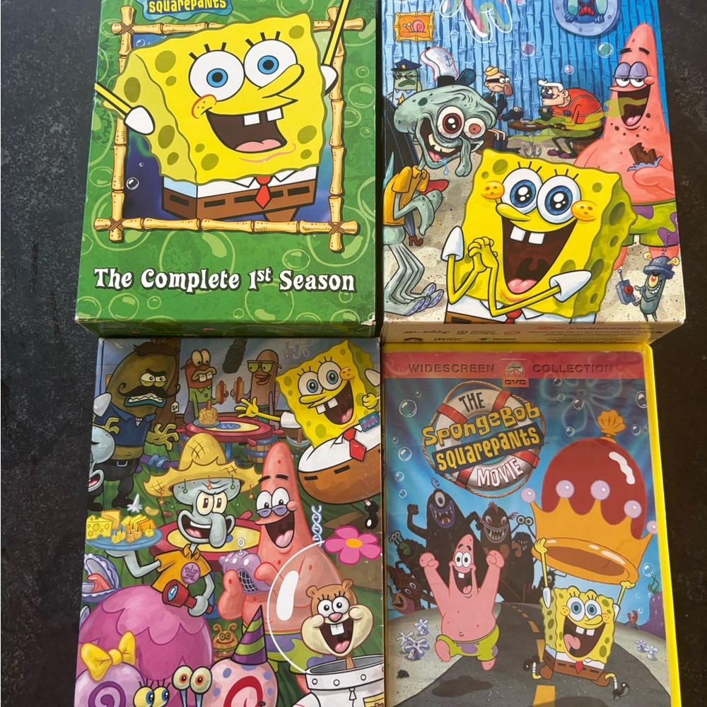 SpongeBob SquarePants Season 1-3 + Movie DVD Collection